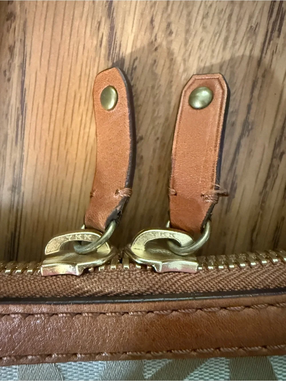 Michael Kors MK Signature Satchel with Matching Wallet